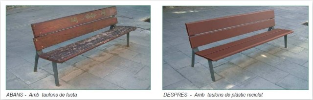 bancs reciclats