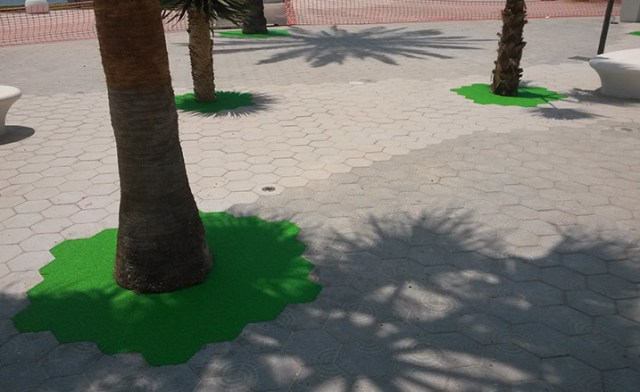 alcorque pavimento drenante in-situ